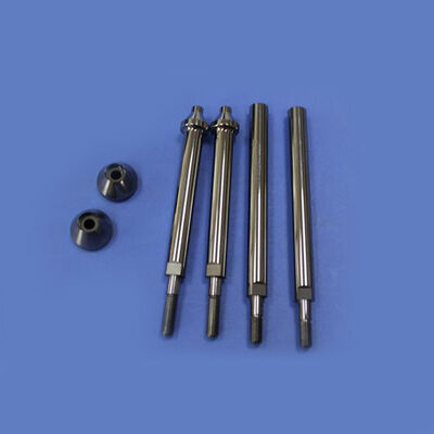 Đầu van Carbon Tungsten có độ ổn định cao, thanh piston nối với cường độ kéo lên đến 2500 MPa và tuổi thọ cao